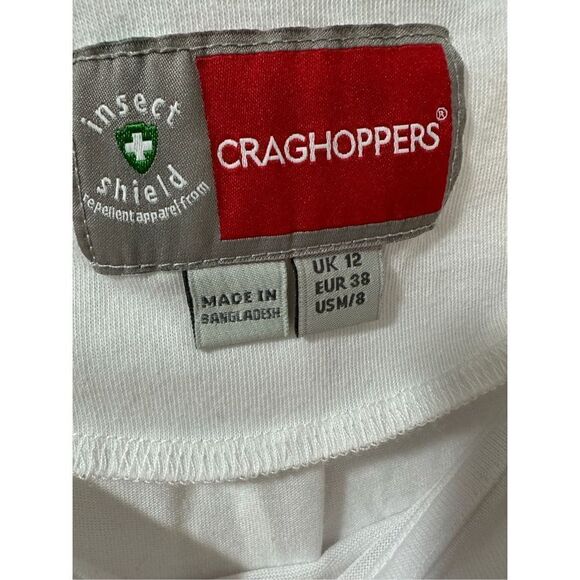 Craghoppers women’s bug shield white long sleeves shirt, size 8   #30-0770 - Picture 5 of 5